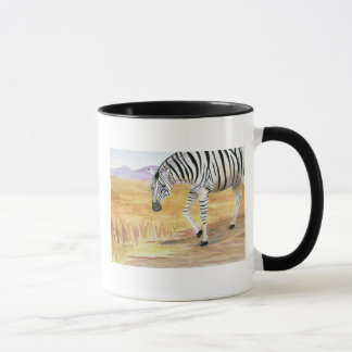 Taza El caminar de la cebra del Damara