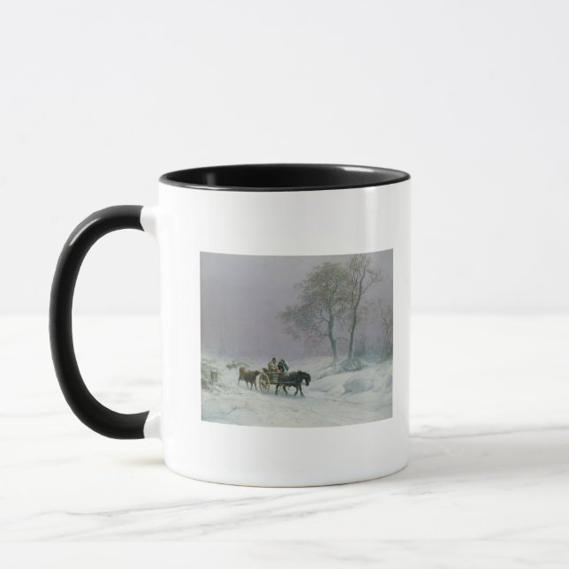 Taza El camino hivernal a comercializar (Izquierda)