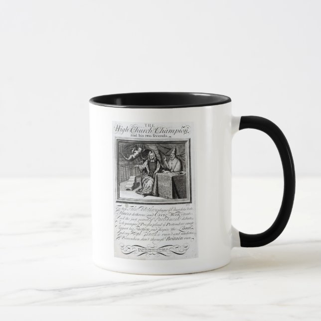 Taza El campeón de la alta iglesia y sus dos segundos (Derecha)