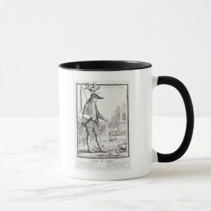 Taza El campesino del pueblo, llevado para sufrir,