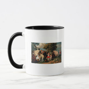 Taza El campo de los acróbatas, plumones de Epsom