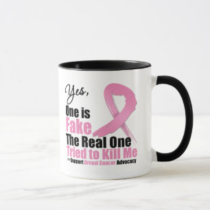 Taza El cáncer de pecho uno es falsificación