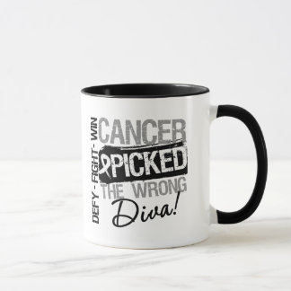 Taza El cáncer de pulmón escogió a la diva incorrecta