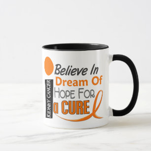 Taza El cáncer del riñón CREE la ESPERANZA IDEAL (la