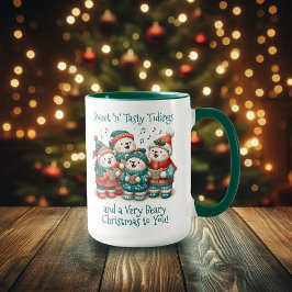 Taza ¡El canto de los osos polares tiene Navidades muy