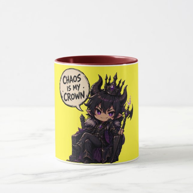 Taza El Caos Es Mi Corona  (Centro)