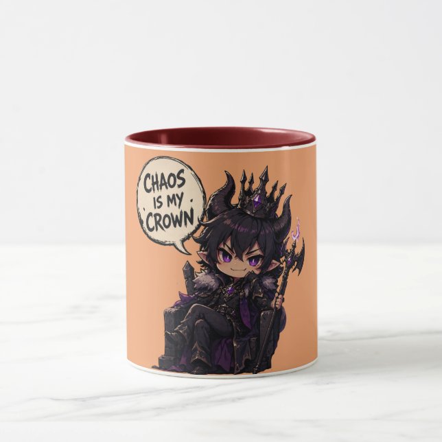 Taza El Caos Es Mi Corona  (Centro)