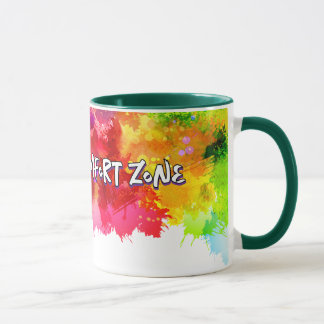 Taza El caos es mi zona de confort - Resumen de arte te