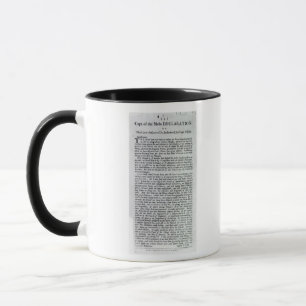 Taza El capitán de la declaración de las multitudes