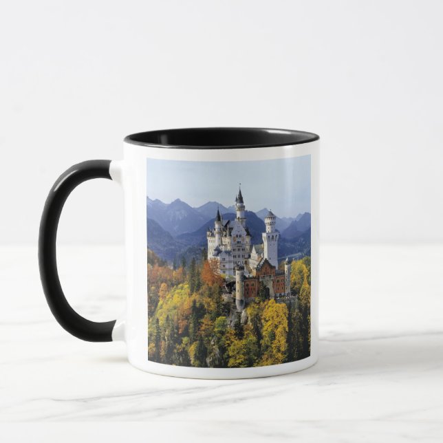 Taza El caprichoso Neuschwanstein es uno de tres (Izquierda)