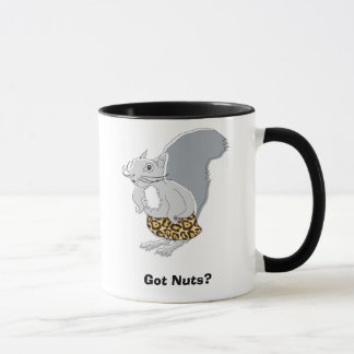 Taza ¿El carácter de la ardilla consiguió nueces?