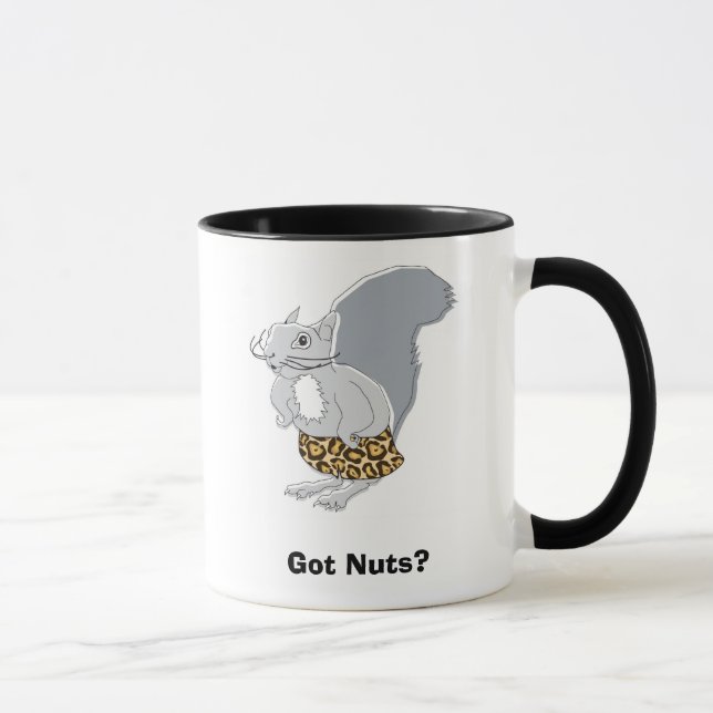 Taza ¿El carácter de la ardilla consiguió nueces? (Derecha)