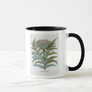 Taza El cardo, del "Hortus Eystettensis" por Bas