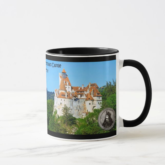 Taza El castillo de Drácula de la visita (Derecha)