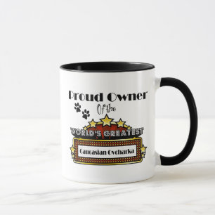 Taza El caucásico más grande Ovcharka del mundo