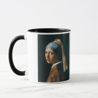 Taza El chica con un pendiente de la perla