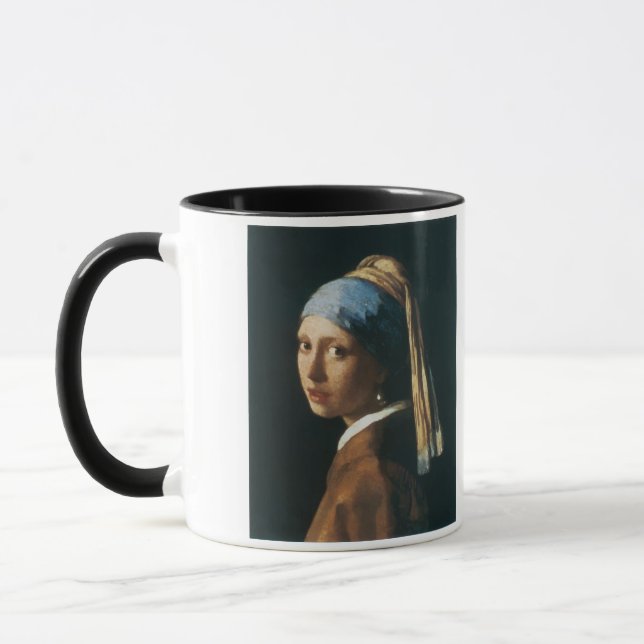 Taza El chica con un pendiente de la perla (Izquierda)