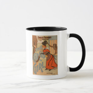 Taza El chica del circo - elefante y mono de