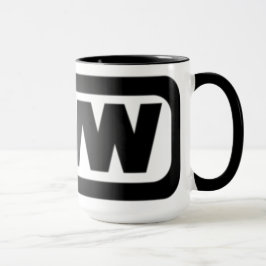 Taza El chica escribe qué logotipo