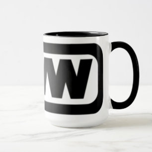 Taza El chica escribe qué logotipo