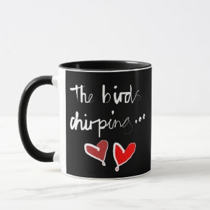 Taza El Chirping de los pájaros - Rojo blanco negro