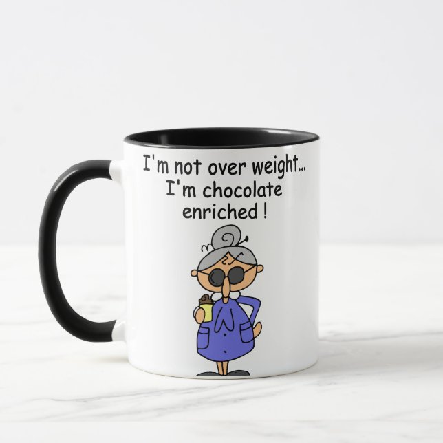 Taza El chocolate enriqueció humor (Izquierda)