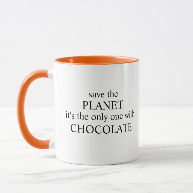 Taza El chocolate salva el planeta | Pascua (Izquierda)
