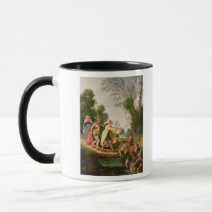 Taza El ciego llevando las persianas