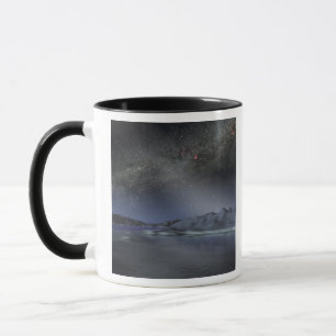 Taza El cielo nocturno de un planeta extranjero
