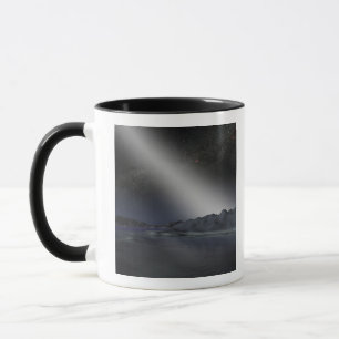 Taza El cielo nocturno de un planeta extranjero