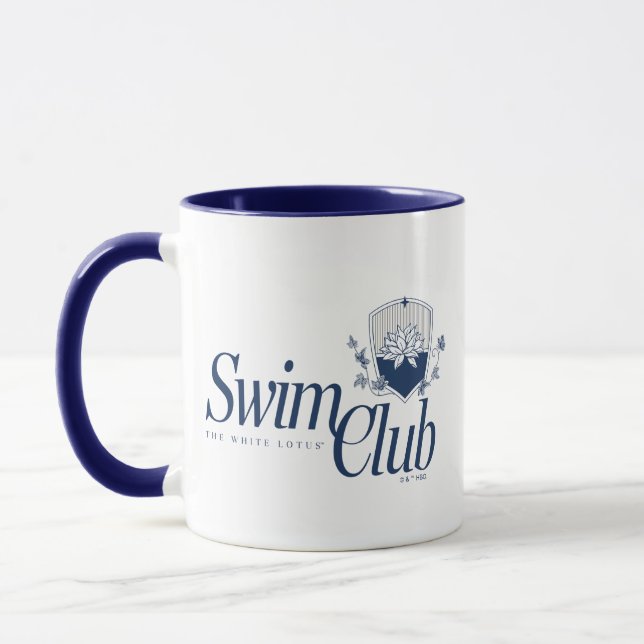 Taza El club de natación White Lotus (Izquierda)