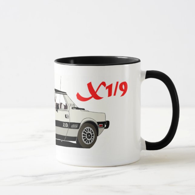 Taza El coche deportivo X1/9 (Derecha)