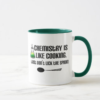 Taza El cocinar de la química