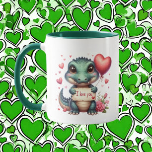 Taza El cocodrilo del cocodrilo añade el mensaje