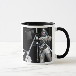 Taza El concepto del artista de exploración espacial