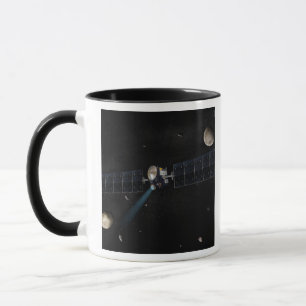 Taza El concepto del artista de la nave espacial del