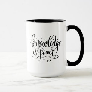 Taza El conocimiento es poder