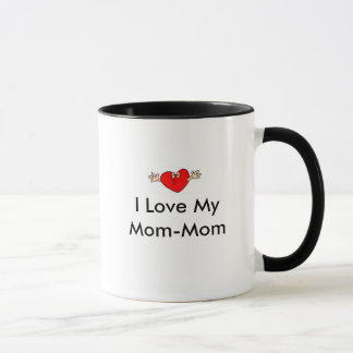 Taza El Corazón-Besarse, amo a mi Mamá-Mamá