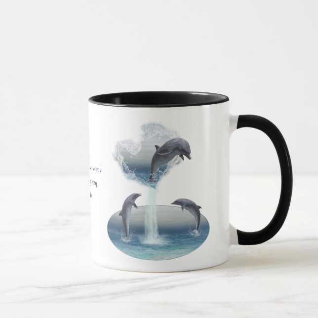 Taza El corazón de la tumba de los delfines (Derecha)