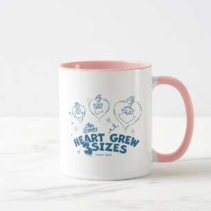 Taza El corazón del Grinch creció 3 tamaños