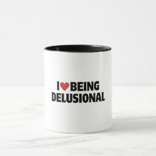 Taza El corazón   Me Encanta Ser Delusional   Estética