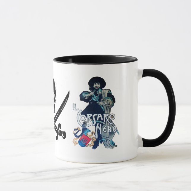 TAZA EL CORSARIO NEGRO CRUZÓ LAS ESPALDAS (Derecha)