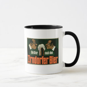 Taza "El Craving para la cerveza de Zirndurfer" (lith