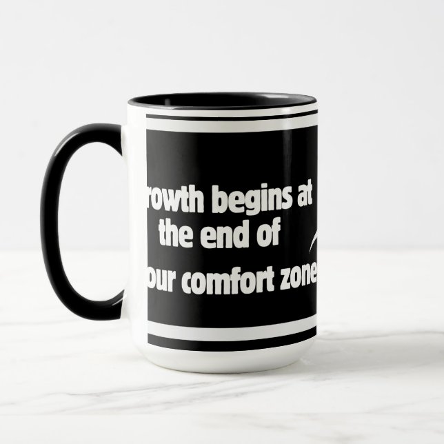 Taza El crecimiento comienza al final de su zona de con (Izquierda)