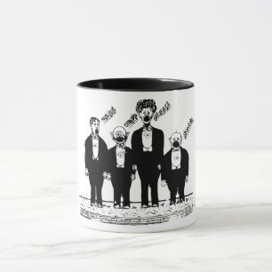 Taza El Cuarteto, cantando