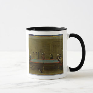 Taza El cuarto de billar (aceite en lona)