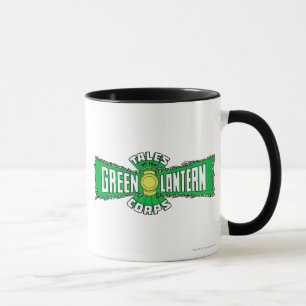Taza El cuerpo verde de la linterna - logotipo verde