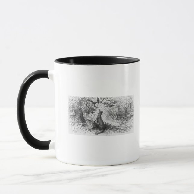Taza El cuervo y el Fox (Izquierda)