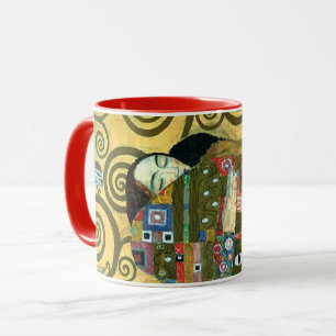Taza El cumplimiento aka El abrazo de Gustav Klimt