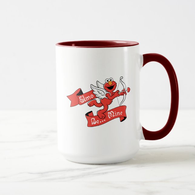 Taza El Cupido de Elmo de San Valentín (Derecha)